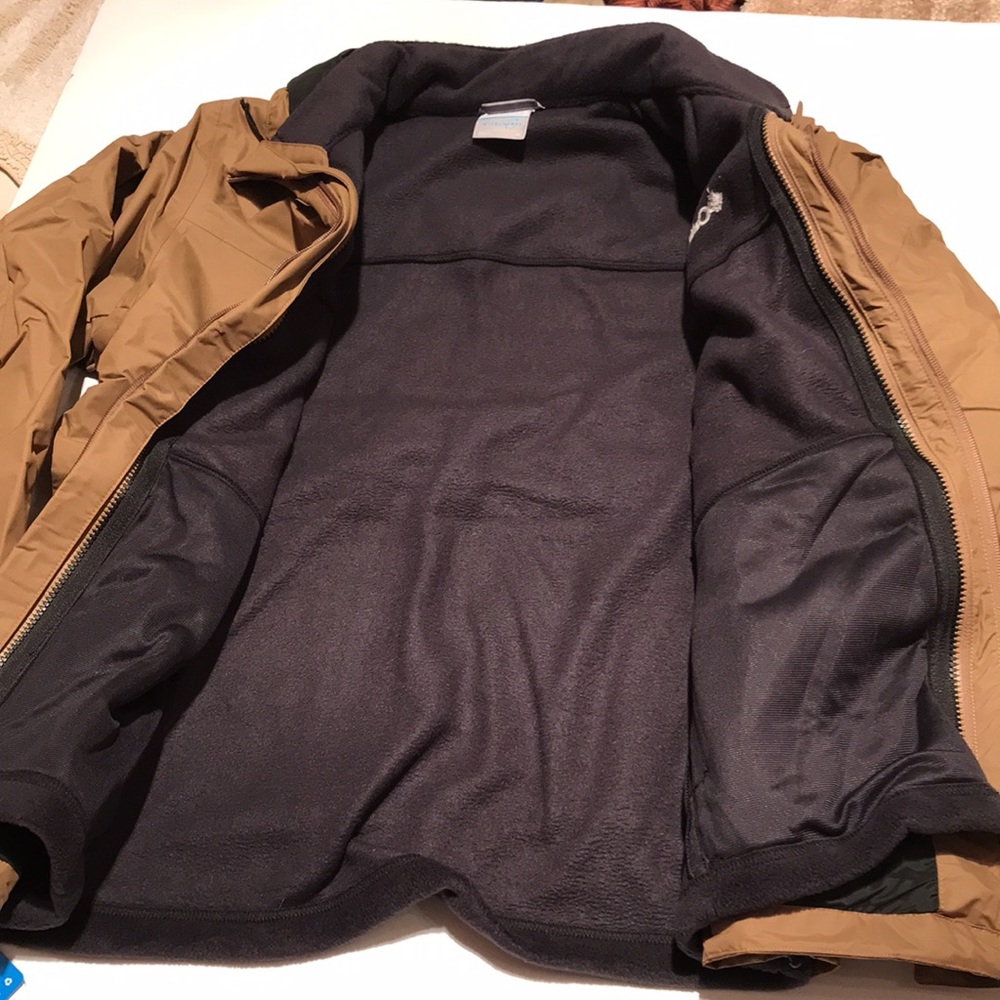 NWT COLUMBIA TUNNEL FALLS Interchange jacket men’s M layers coat - Picture 8 of 13
